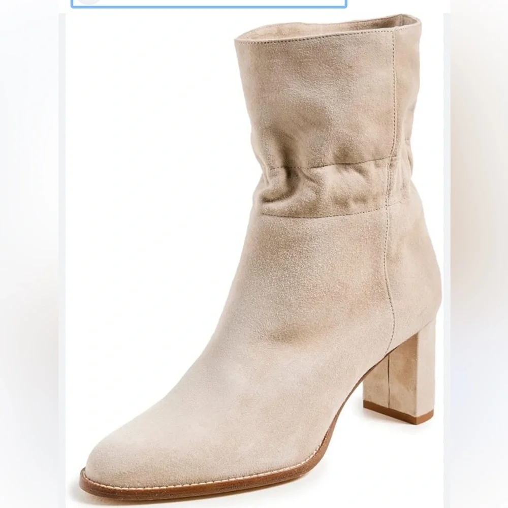 $775 Marion Parke Lola Suede Pull On Luxury Ankle Bootie women size 42